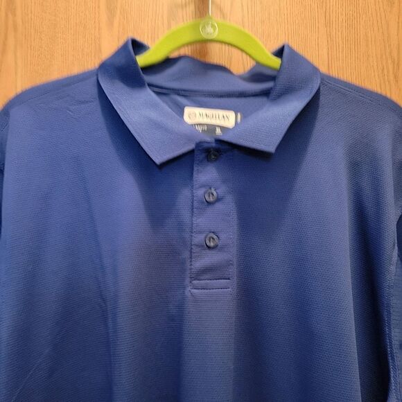 Magellan Outdoors Royal Blue Classic Fit Moisture Wicking Polo Shirt Size XL - Picture 4 of 8